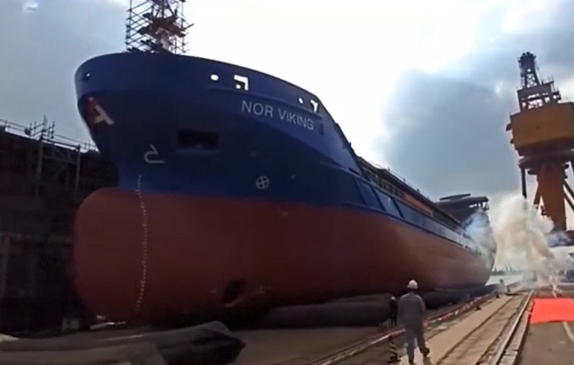 Launching of DYOE SH092 - NOR VIKING for Arriva Shipping AS 